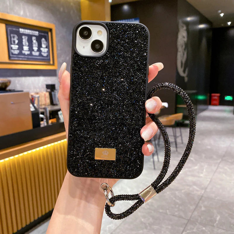 Glitter Crystal Stone Back Case for iPhone