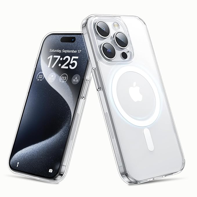 Apple iPhone Case, Compatible with MagSafe, Military-Grade Protection, Yellowing Resistant