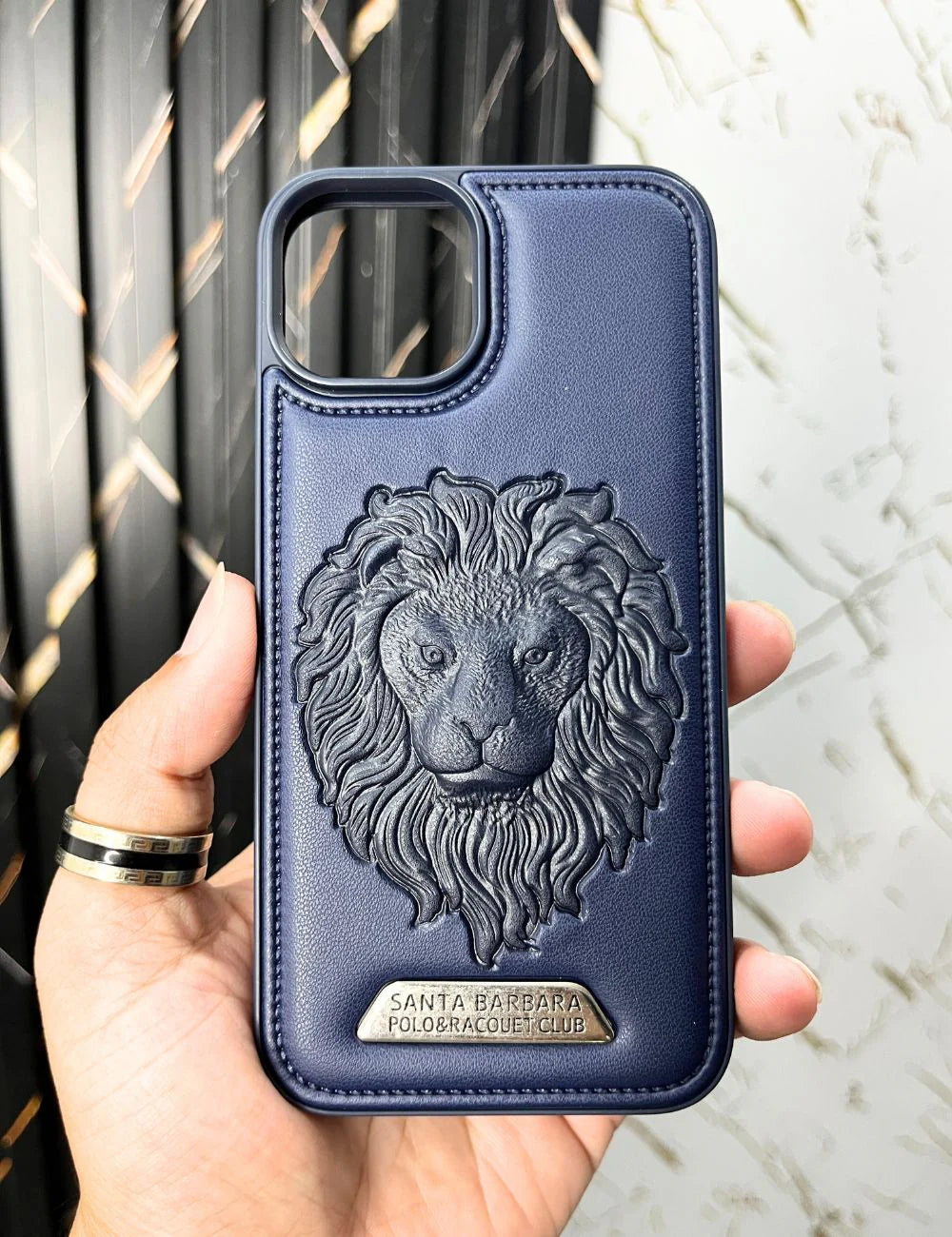 Lion Engraved Luxury Designer Case For Apple
