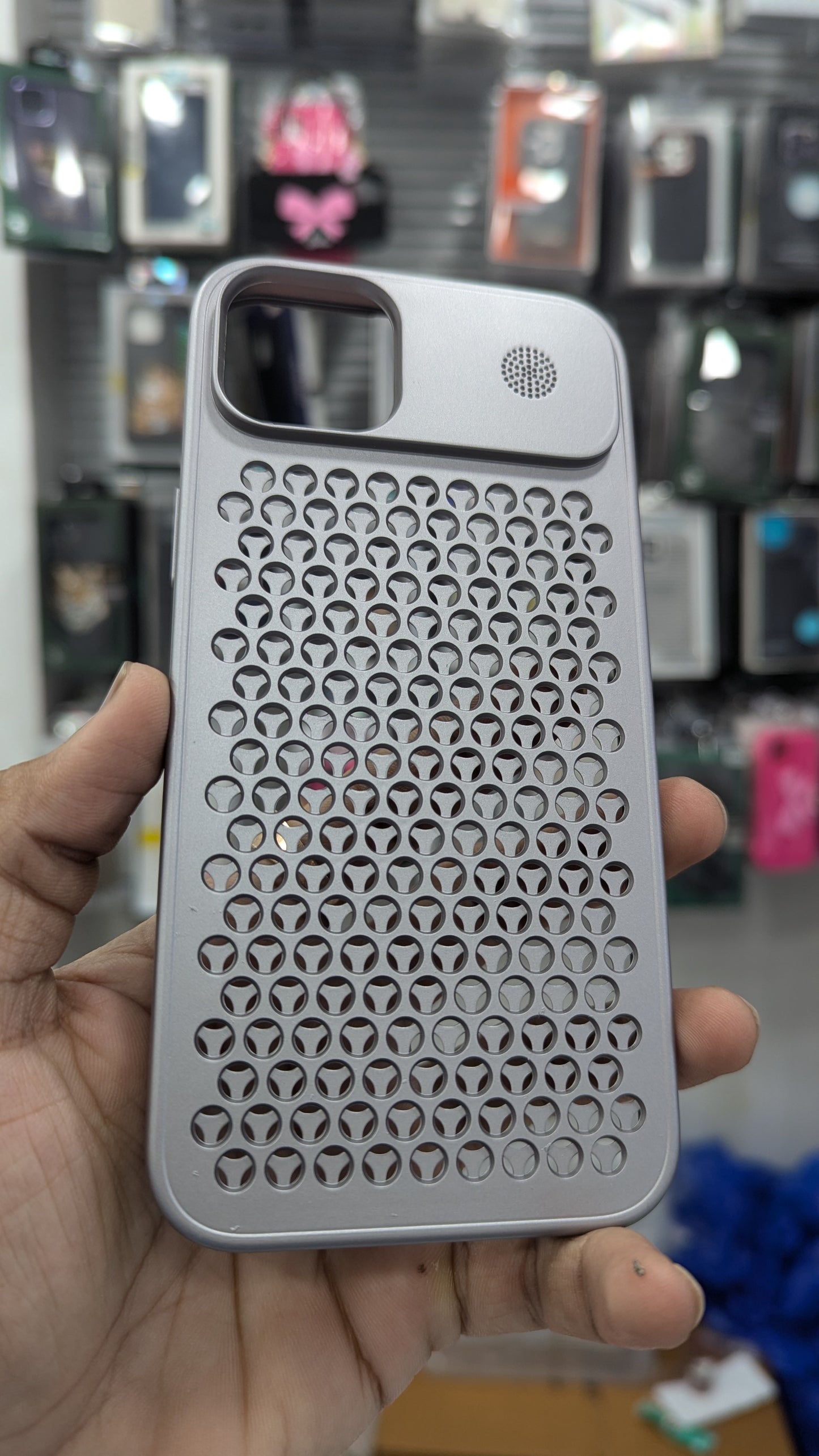 Unique designs iPhone metalic case