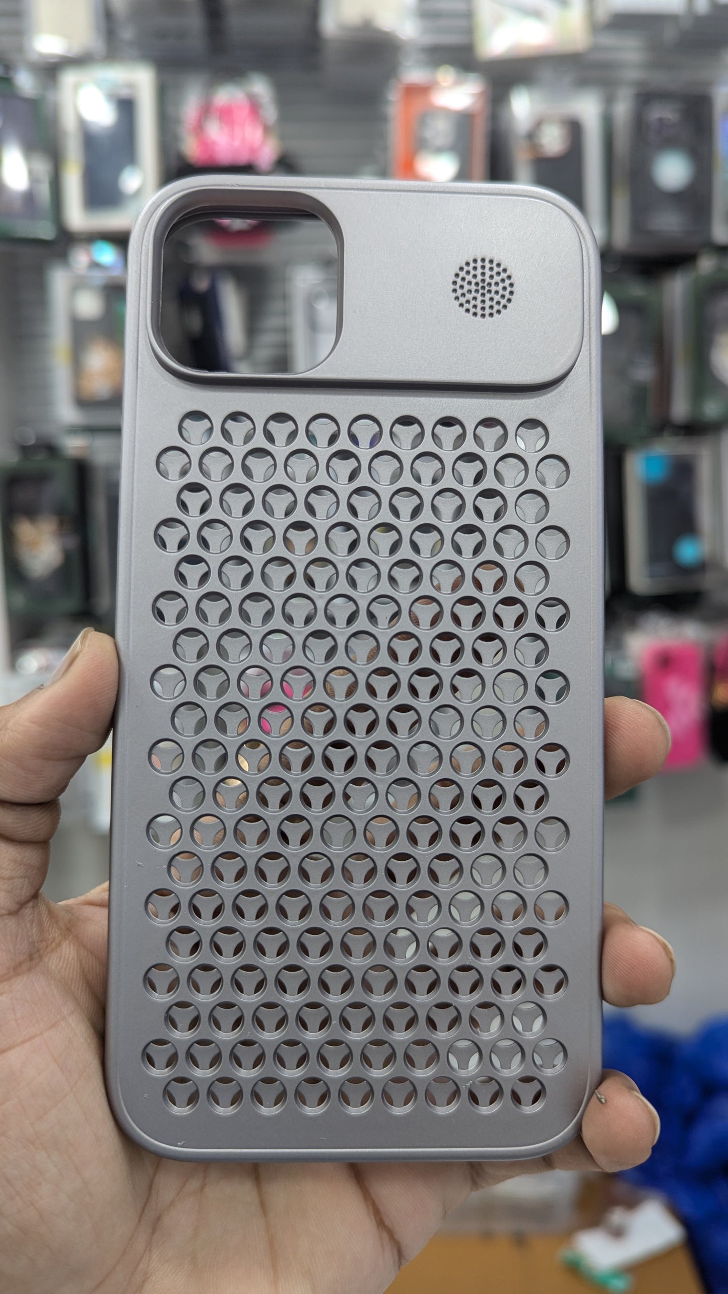 Unique designs iPhone metalic case