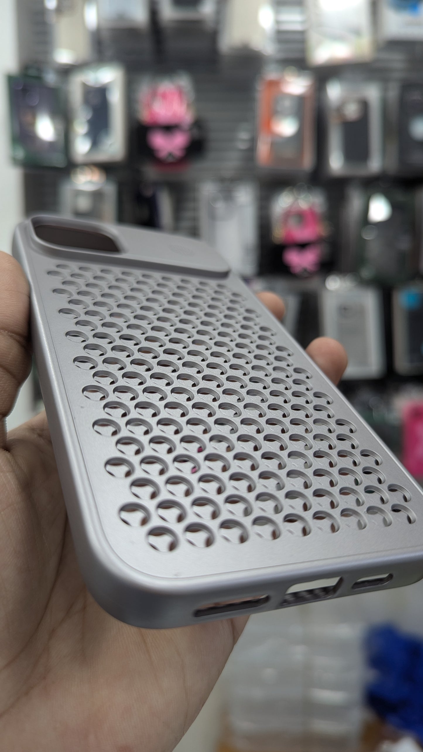 Unique designs iPhone metalic case