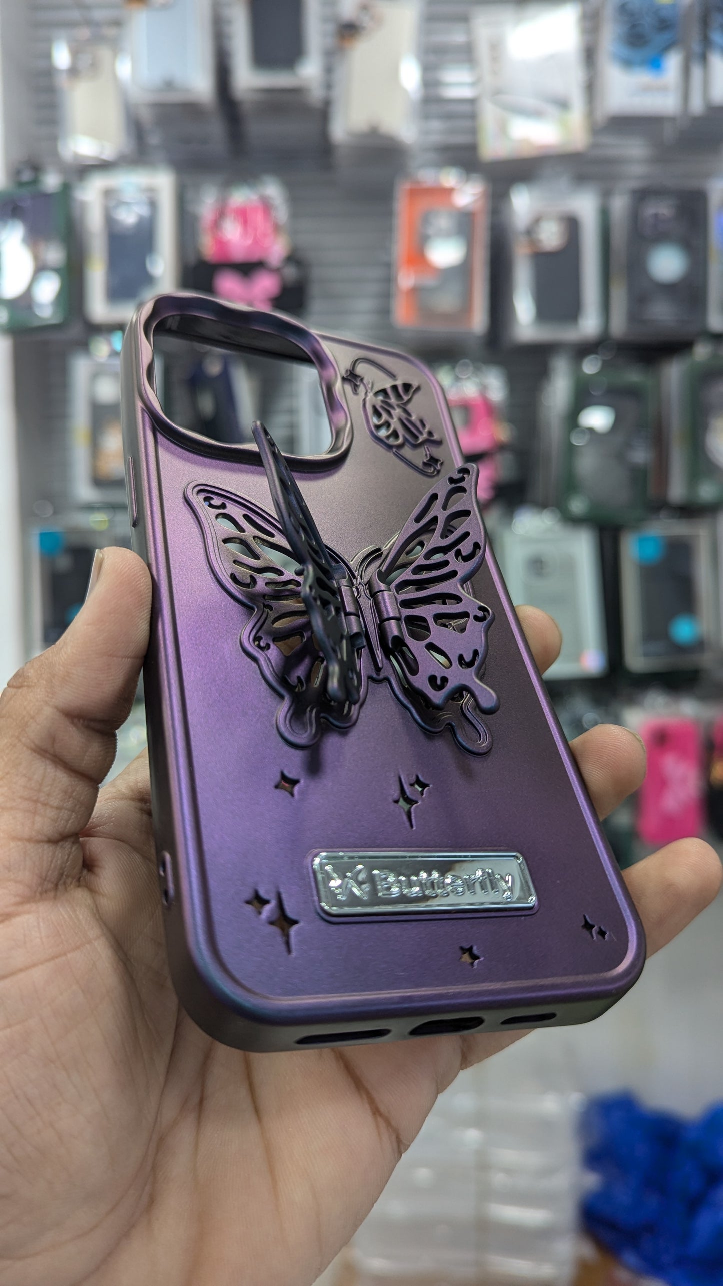 Butterfly design unique iPhone case with 3d wings