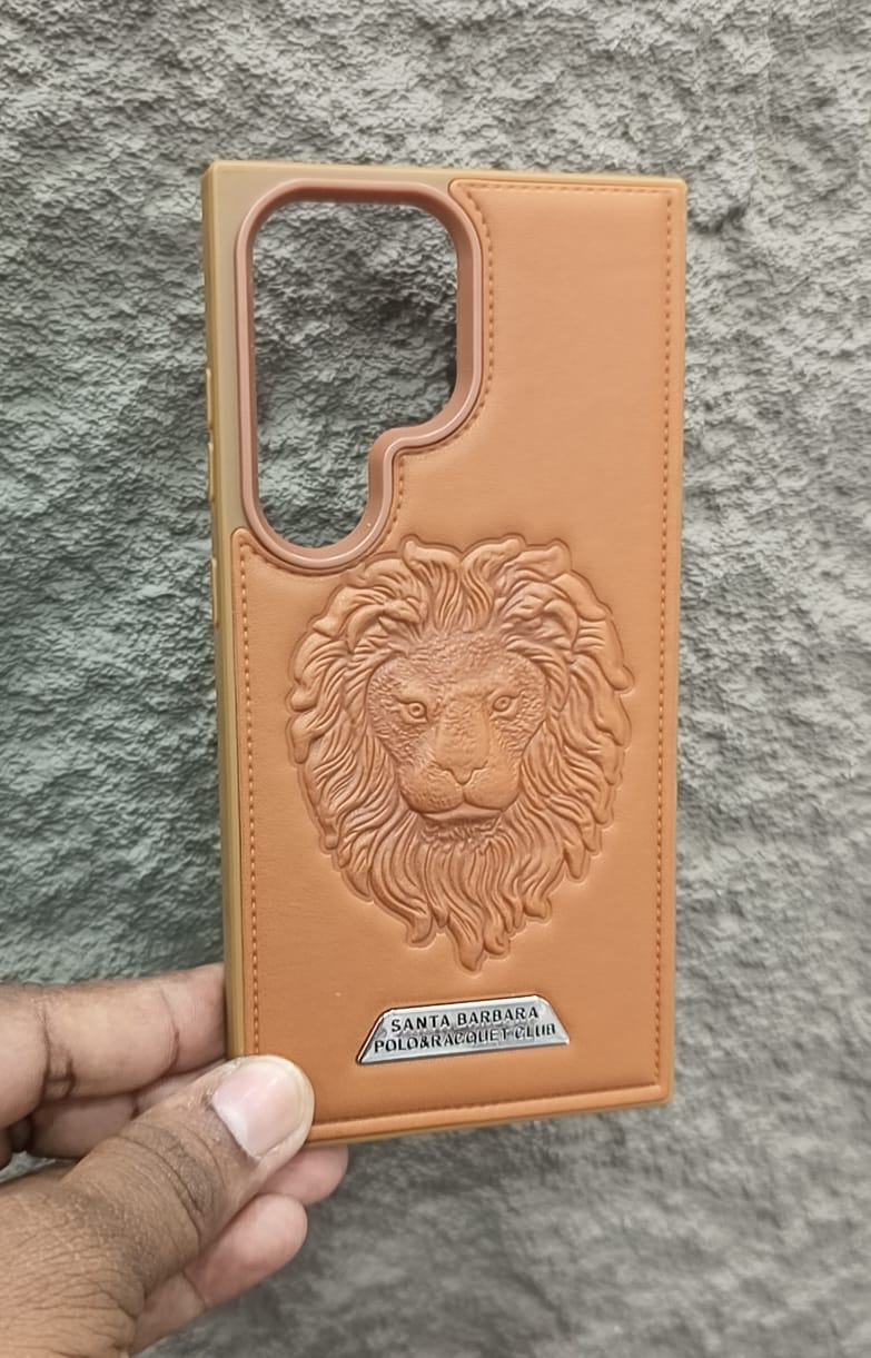 Lion Engraved Luxury Designer Case