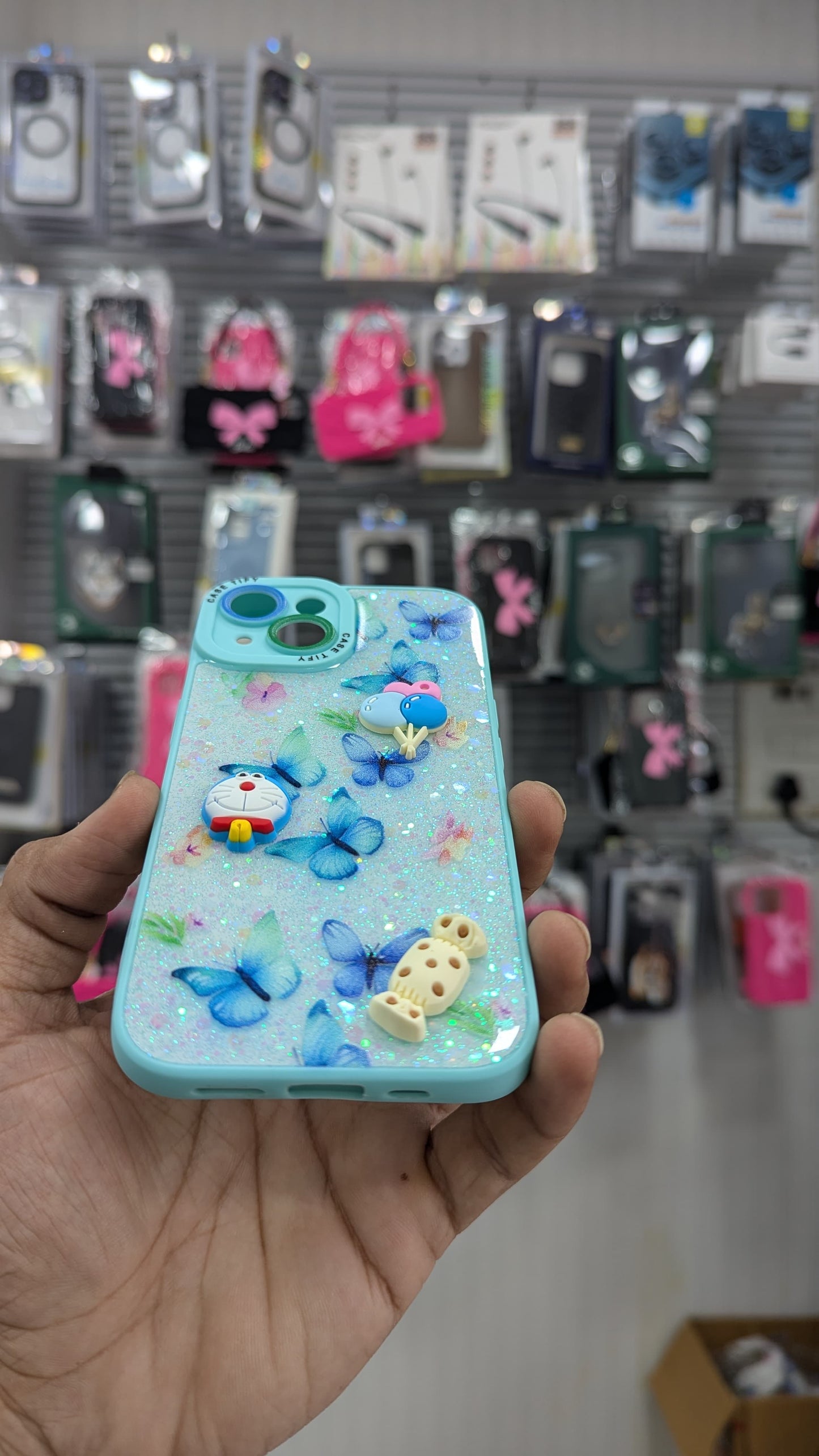 Blue 3d Cover For iPhone
