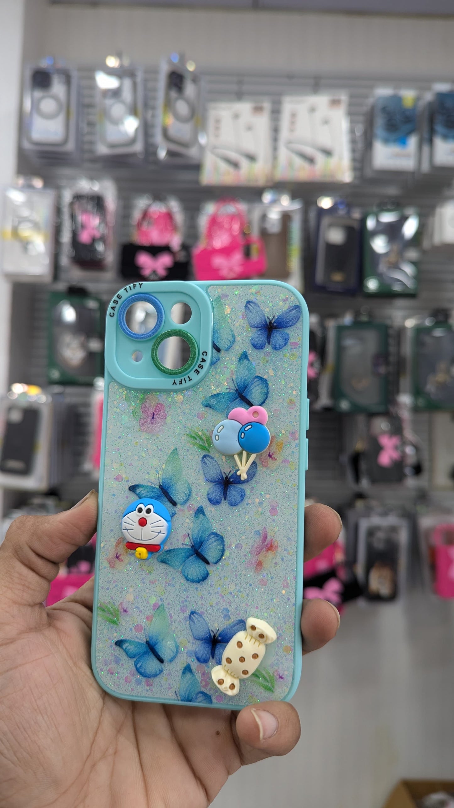 Blue 3d Cover For iPhone