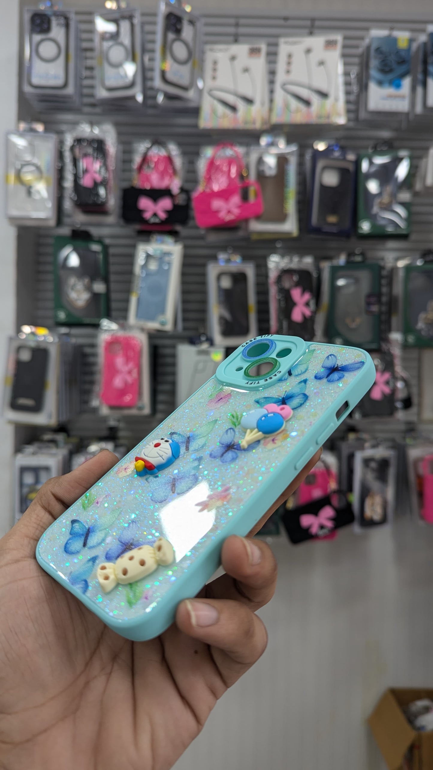 Blue 3d Cover For iPhone