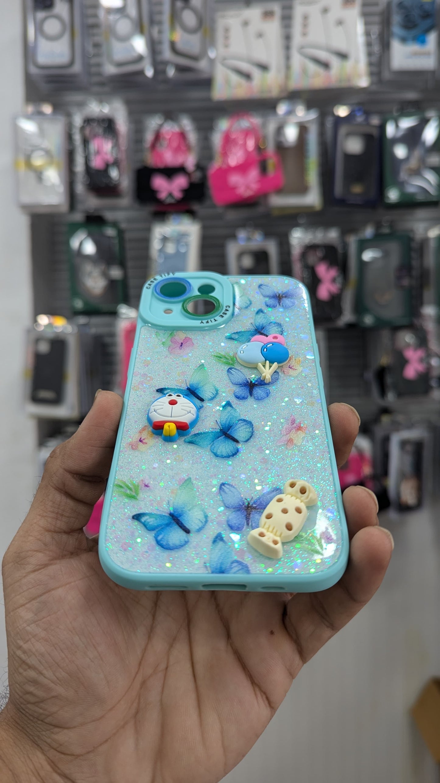 Blue 3d Cover For iPhone