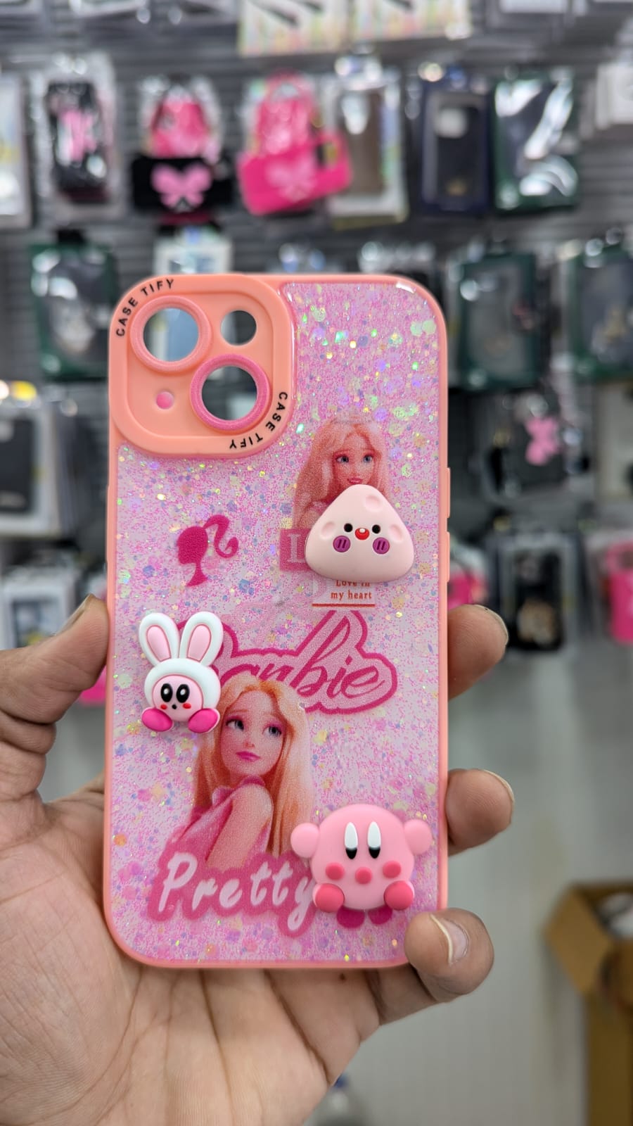 pink Barbie 3d back cover