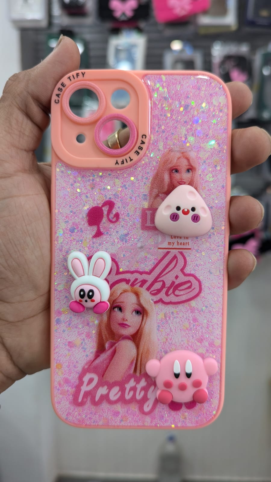 pink Barbie 3d back cover