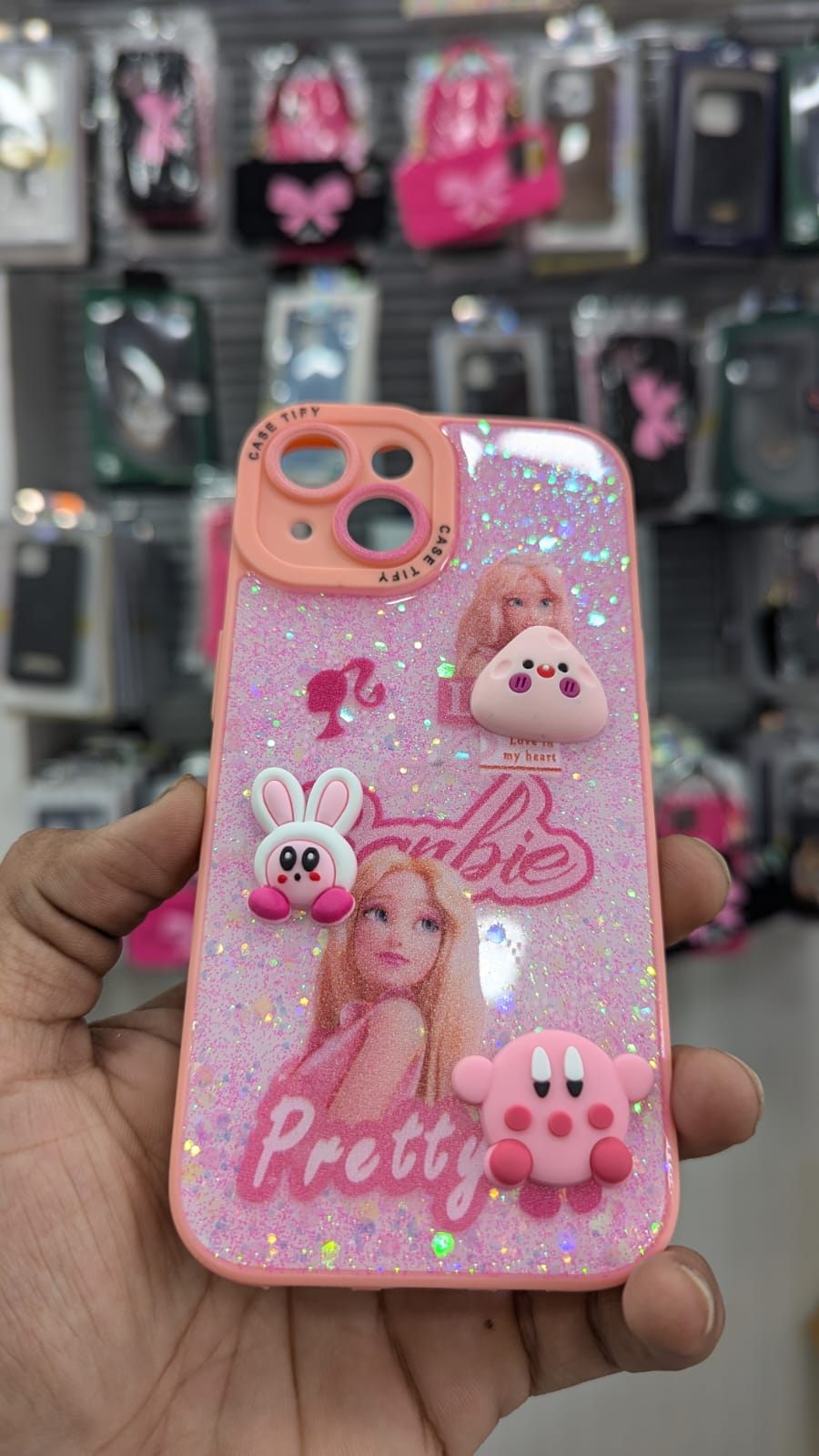 pink Barbie 3d back cover