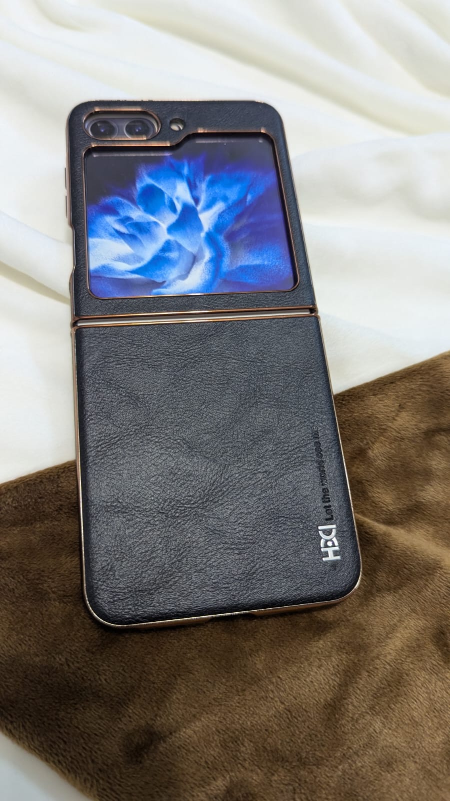 Leather Galaxy Z Flip Case
