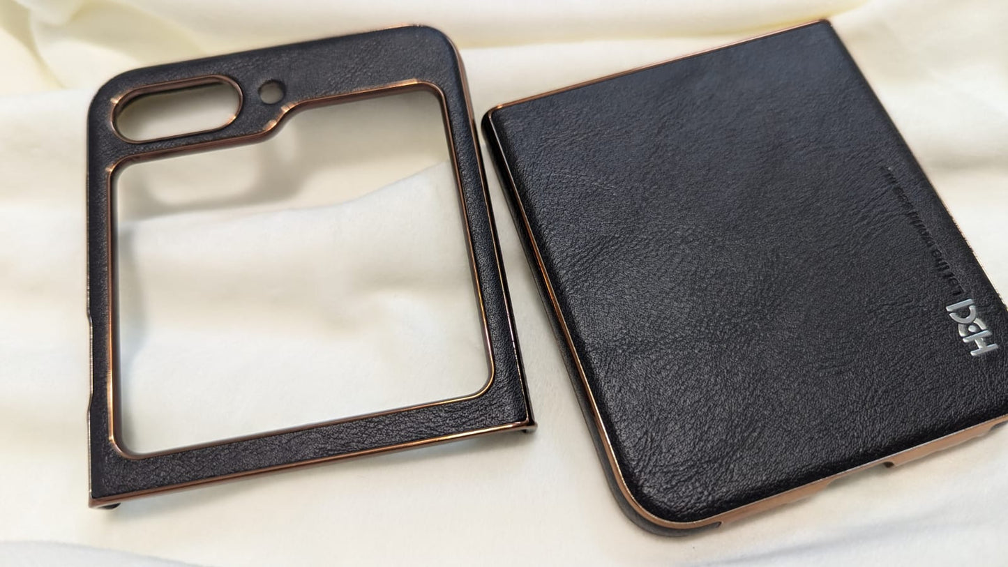 Leather Galaxy Z Flip Case