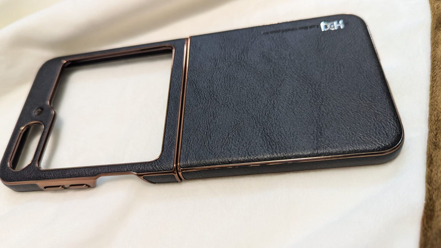 Leather Galaxy Z Flip Case