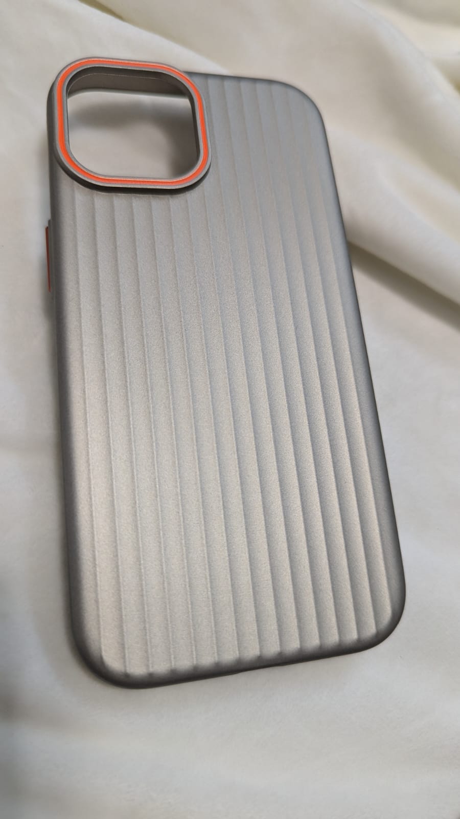 iPhone TPU Shockproof Protective Corrugated Pattern Matte Plating Case