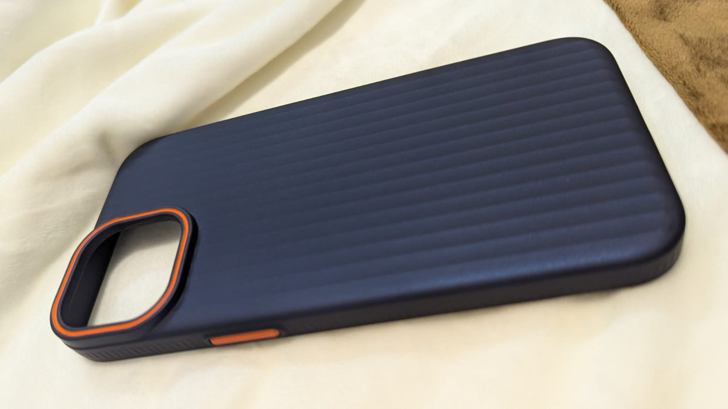 iPhone TPU Shockproof Protective Corrugated Pattern Matte Plating Case